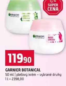 Terno GARNIER BOTANICAL 50 ml pleťový krém vybrané druhy nabídka