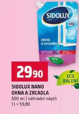 Terno SIDOLUX NANO OKNA A ZRCADLA 500 ml náhradní náplň nabídka