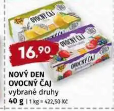 Terno NOVÝ DEN OVOCNÝ ČAJ vybrané druhy nabídka