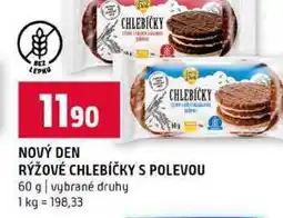 Terno NOVÝ DEN CHLEBIČKY RÝŽOVÉ CHLEBÍČKY S POLEVOU 60 g vybrané druhy nabídka