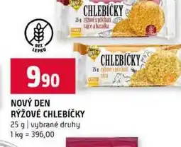 Terno NOVÝ DEN RÝŽOVÉ CHLEBÍČKY 25 g vybrané druhy nabídka