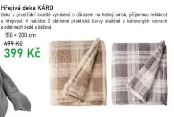 Káro hřejivá deka