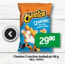 Brněnka Cheetos Crunchos šunka&sýr nabídka