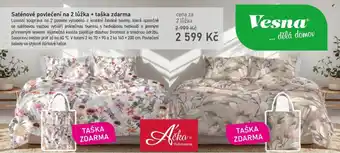 Saténové povlečení na 2 lůžka + Taska zdarma