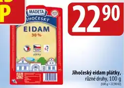 Bala Madeta jihočeský eidam plátky nabídka