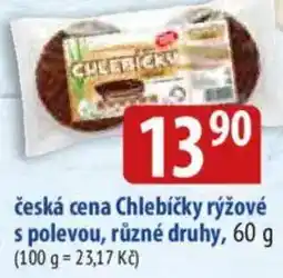 Bala Chlebíčky ryžové s polevou nabídka