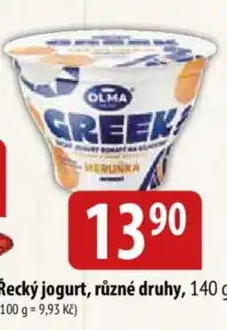 Bala Olma řecký jogurt nabídka