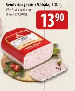Bala Váhala sendvičový nářez nabídka