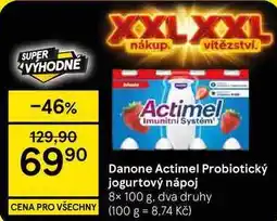 Tesco Danone Actimel Probiotický jogurtový nápoj nabídka
