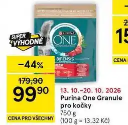 Tesco Purina One Granule pro kočky nabídka