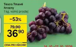 Tesco Tesco Tmavé hrozny nabídka