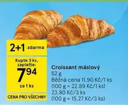 Tesco Croissant máslový nabídka