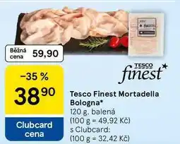 Tesco Tesco Finest Mortadella Bologna, 120 g, balená nabídka