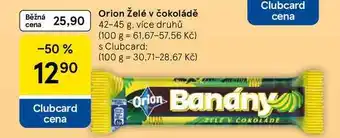 Tesco Orion Želé v čokoládě, 42-45 g, více druhů nabídka