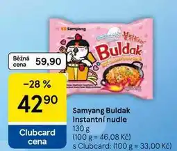 Tesco Samyang Buldak Instantní nudle nabídka