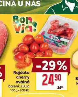 Billa Rajčata cherry oválná balení nabídka