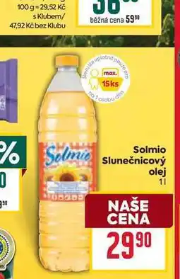 Billa Solmio Slunečnicový olej nabídka