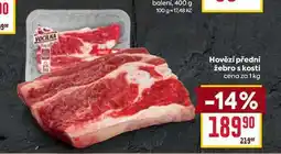 Billa Hovězí přední žebro s kostí cena za nabídka
