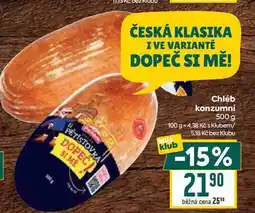 Billa Chléb konzumní nabídka
