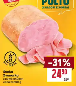 Billa Šunka Zvonařka z pultu lahůdek cena za nabídka