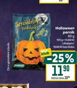 Billa Halloween perník nabídka