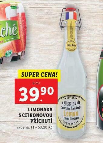 Lidl Limonáda s citronovou příchutí nabídka