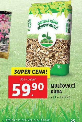 Lidl Mulčovací kůra nabídka