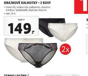 Lidl Krajkové kalhotky nabídka