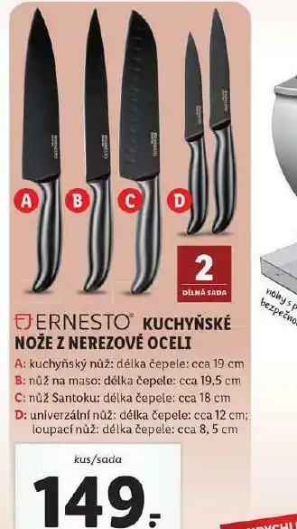 Lidl Kuchyňské nože z nerezové oceli nabídka