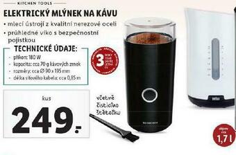Lidl Elektrický mlýnek na kávu nabídka