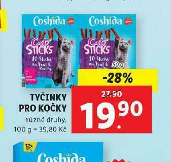 Lidl Coshida tyčinky pro kočky nabídka