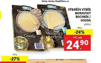 Lidl Sýrařův výběr gouda nabídka