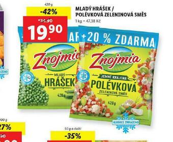 Lidl Znojmia polévková zeleninová směs nabídka