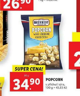 Lidl Popcorn nabídka
