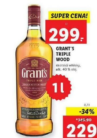 Lidl Grant´s triple wood nabídka