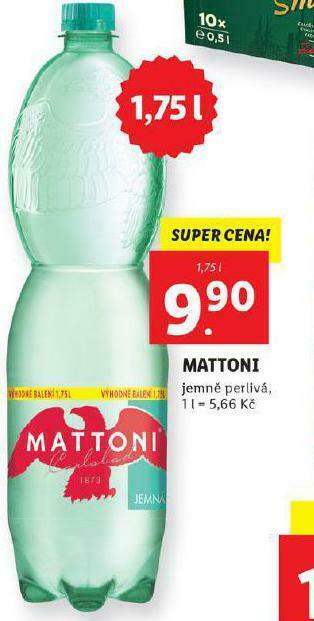 Lidl Mattoni jemně perlivá nabídka