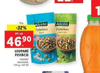 Lidl Loupané pistácie nabídka