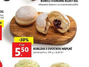 Lidl Kobliha s ovocnou náplní nabídka