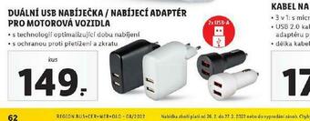 Lidl Duální usb nabíječka nabídka
