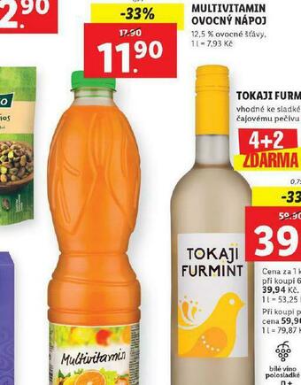 Lidl Multivitamin ovocný nápoj nabídka