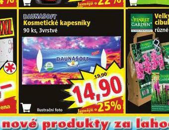 Norma Daunasoft kosmetické ubrousky nabídka