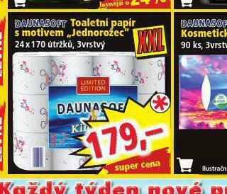 Norma Daunasoft toaletní papír nabídka
