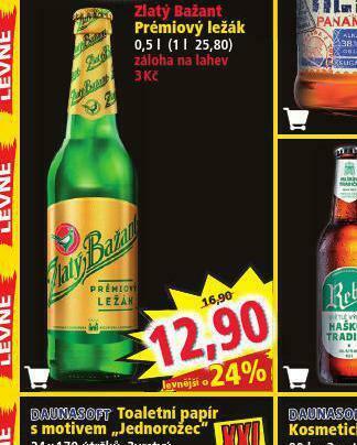 Norma Pivo zlatý bažant prémiový ležák nabídka