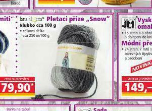 Norma Pletací příze snow nabídka