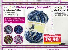 Norma Pletací příze dolomiti nabídka