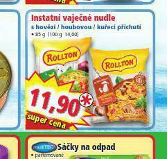 Norma Instantní vaječné nudle nabídka