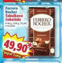 Ferrero rocher tabulková čokoláda