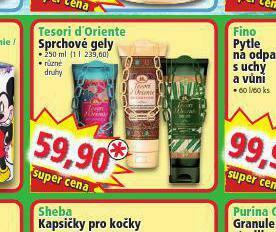 Norma Tesori d´oriente sprchový gel nabídka