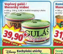 Norma Vepřový guláš nabídka