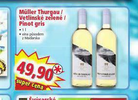 Norma Müller thurgau nabídka